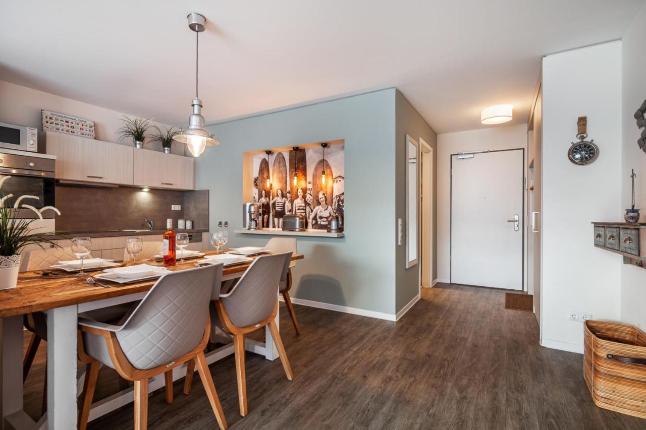 Eckernförde Apartmenthaus Hafenspitze Ap 5 - "Am Yachthafen 5" - Blickrichtung Offenes Meerstrandpromenade מראה חיצוני תמונה